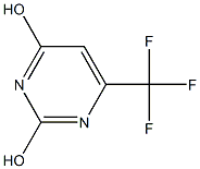 2,4-二羟基-6-三氟甲基嘧啶 结构式