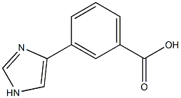 3-(1H-IMIDAZOL-4-YL)BENZOIC ACID 结构式