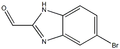 1H-BENZIMIDAZOLE-2-CARBOXALDEHYDE, 5-BROMO- 结构式