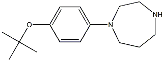 1-(4-TERT-BUTOXYPHENYL)HOMOPIPERAZINE 结构式