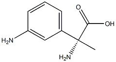 (2R)-2-AMINO-2-(3-AMINOPHENYL)PROPANOIC ACID 结构式