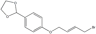 2-[4-(4-BROMO-BUT-2-ENYLOXY)-PHENYL]-[1,3]DIOXOLANE 结构式