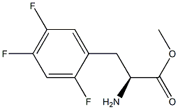 METHYL (2S)-2-AMINO-3-(2,4,5-TRIFLUOROPHENYL)PROPANOATE 结构式