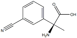 (2S)-2-AMINO-2-(3-CYANOPHENYL)PROPANOIC ACID 结构式