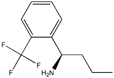 (1R)-1-[2-(TRIFLUOROMETHYL)PHENYL]BUTYLAMINE 结构式
