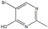2-甲基-4-羟基-5-溴嘧啶 结构式