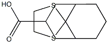 螺[双环[3.3.1]壬烷-9,2'-[1,3]二硫杂环戊烷]-7-羧酸 结构式