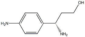 (S)-3-AMINO-3-(4-AMINO-PHENYL)-PROPAN-1-OL 结构式