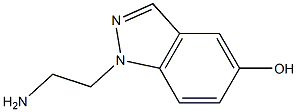 1-(2-AMINO-ETHYL)-1H-INDAZOL-5-OL 结构式