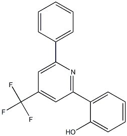 2-[6-PHENYL-4-(TRIFLUOROMETHYL)PYRIDINE-2-YL]PHENOL 结构式