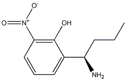 2-((1R)-1-AMINOBUTYL)-6-NITROPHENOL 结构式