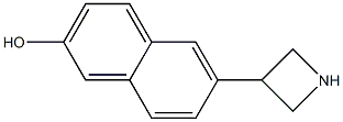 6-Azetidin-3-yl-naphthalen-2-ol 结构式