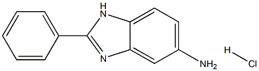 2-苯基-1H-苯并[D]咪唑-6-胺盐酸盐 结构式