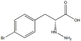 (R)-3-(4-BROMO-PHENYL)-2-HYDRAZINO-PROPIONIC ACID 结构式