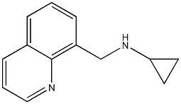 (1S)CYCLOPROPYL-8-QUINOLYLMETHYLAMINE 结构式