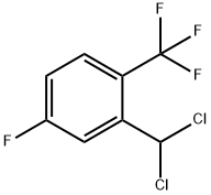 2-DICHLOROMETHYL-4-FLUORO-1-(TRIFLUOROMETHYL)BENZENE 结构式