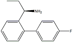 (1R)-1-[2-(4-FLUOROPHENYL)PHENYL]PROPYLAMINE 结构式