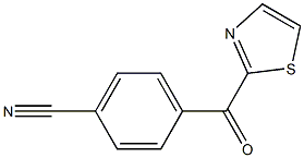 2-(4-CYANOBENZOYL)THIAZOLE 结构式