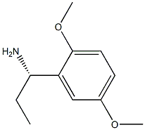 (1S)-1-(2,5-DIMETHOXYPHENYL)PROPYLAMINE 结构式