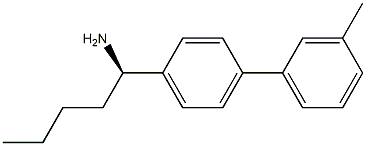 (1R)-1-[4-(3-METHYLPHENYL)PHENYL]PENTYLAMINE 结构式