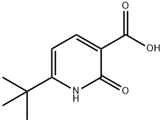 6-(叔丁基)-2-羟基烟酸 结构式