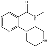 N-甲基-2-哌啶-1-基烟酰氨 结构式