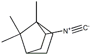 1,7,7-TRIMETHYLBICYCLO[2.2.1]HEPT-2-YL ISOCYANIDE 结构式