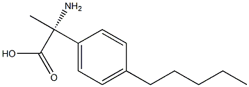 (2R)-2-AMINO-2-(4-PENTYLPHENYL)PROPANOIC ACID 结构式