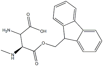FMOC-BETA-N-METHYLAMINO-L-ALA 结构式