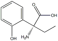 (2R)-2-AMINO-2-(2-HYDROXYPHENYL)BUTANOIC ACID 结构式