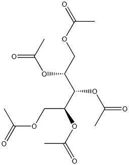 1,2,3,4,5-PENTA-O-ACETYLXYLITOL 结构式