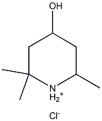 4-HYDROXY-2,2,6-TRIMETHYL-PIPERIDINIUM CHLORIDE 结构式
