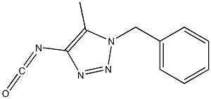 1-BENZYL-5-METHYL-1H-1,2,3-TRIAZOL-4-YL ISOCYANATE 结构式