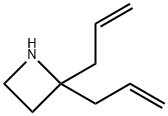 2,2-二烯丙基氮杂环丁烷 结构式