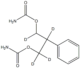 非尔氨酯-D4 结构式