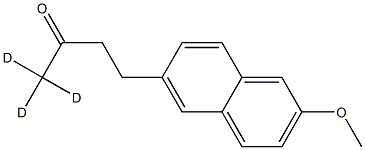 萘丁美酮-D3 结构式