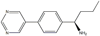 (1R)-1-(4-PYRIMIDIN-5-YLPHENYL)BUTYLAMINE 结构式