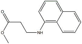 METHYL 3-(1-NAPHTHYLAMINO)PROPANOATE 结构式