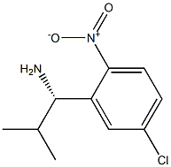 (1S)-1-(5-CHLORO-2-NITROPHENYL)-2-METHYLPROPYLAMINE 结构式