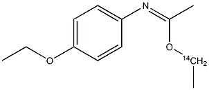 PHENACETIN, [O-ETHYL-14C] 结构式