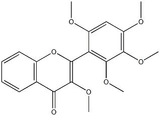 3,2',4',5'6'-PENTAMETHOXYFLAVONE 结构式