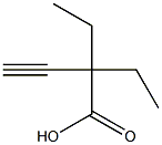 2,2-DIETHYL-BUT-3-YNOIC ACID 结构式