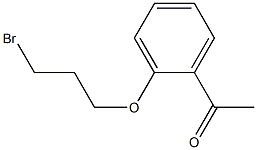 1-[2-(3-BROMOPROPOXY)PHENYL]ETHANONE 结构式