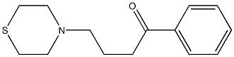 4-N-(3-BENZOYL)PROPYL THIOMORPHOLINE 结构式