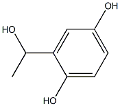 2-(1-Hydroxyethyl)benzene-1,4-diol 结构式