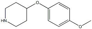 4-4-甲氧基苯氧基哌啶 结构式