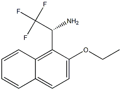 (1R)-1-(2-ETHOXYNAPHTHYL)-2,2,2-TRIFLUOROETHYLAMINE 结构式