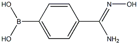 4-(N'-HYDROXYCARBAMIMIDOYL)BENZENEBORONIC ACID 结构式