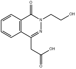 2-[3-(2-羟乙基)-4-氧代-3,4-二氢酞嗪-1-基]乙酸 结构式