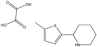 2-(5-METHYL-2-THIENYL)PIPERIDINE OXALATE 结构式